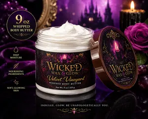 Handmade 9oz Whipped Body Butter, Hydrating Moisturizing Nourishing Scented Body Butter for Deep Skin Care, Hydrate, Moisture