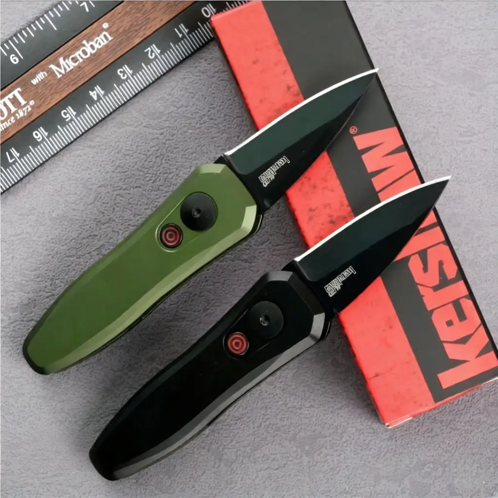 KS7500 Mini Folding Knife, Aluminum Alloy Handle Folding Knife, Premium Quality Pocketknife, CNC High-Precision Machining, Outdoor Convenience Tool, Gift for Men