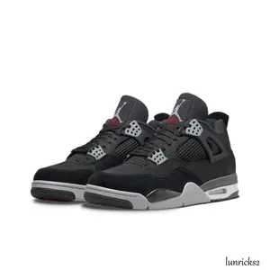 Retro SE Black and Light Steel Stylish, comfortable, trendy, versatile, breathable, and non-slip athletic basketball shoes