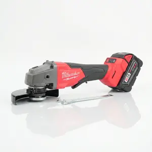 Milwaukee 18V Cordless Angle Grinder Kit – Includes Battery & Charger, 125mm Disc, 8500 Max RPM, M14 Spindle, Paddle Safety Switch – Ideal for Rust Removal & Pipe Beveling – For DIY & Pros