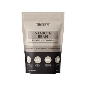 Just Ingredients Vanilla Bean Protein Powder - 20 Servings