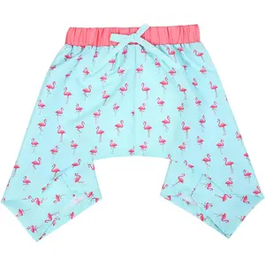 Dog Swim Trunks Hawaiian Board Shorts Beach Pool Swimsuit for XS to XXL Dogs Party Like a Flock Star - XS