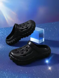 Men's Thick Sole Non-slip Sports Sandals, Casual Comfortable Breathable Clogs, Fashionable Shoes for Indoor & Outdoor Wear, Boy, Garden Clogs