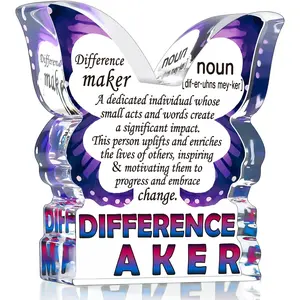 Thank You Gifts for Mentor Teacher  Boss, Administrative Professional Day Gifts, Difference Maker Gifts for Women Coworker Staff Employee, Appreciation Gifts Motivational Decorative Signs Plaques