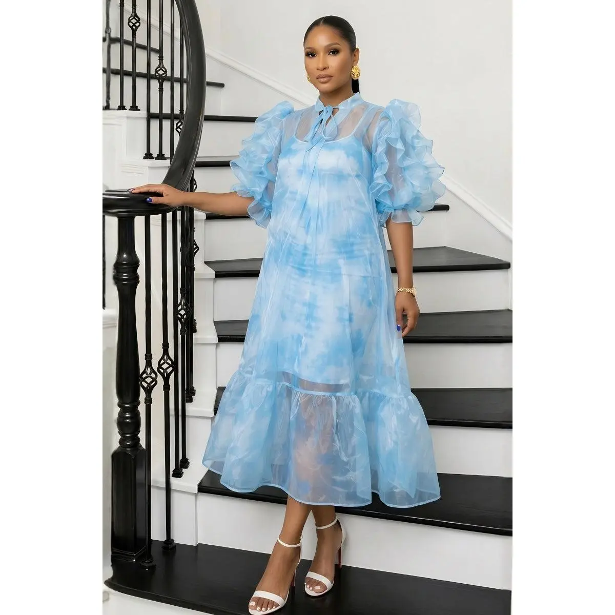 Aura Organza Dress