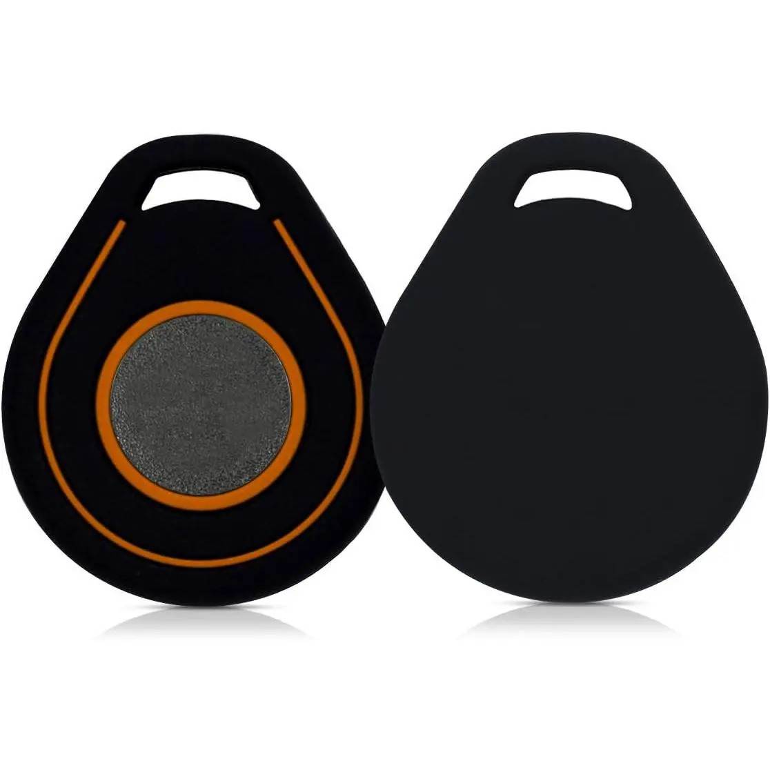 Key Fob Cover for Harley Davidson Motorcycle Key Cover - Silicone Protective Case in Black / Orange - Soft Motorcycle Key ShellGift.