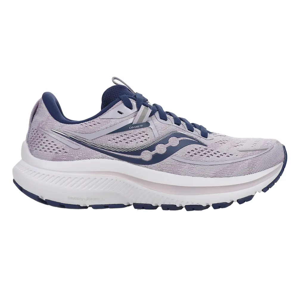 Saucony Womens Omni 21 Running Sneakers Shoes - Blue, Purple