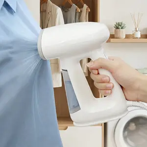 Vacuum Steamer for Clothes, 3000Pa Auto-Grip Suction Handheld Garment Steamer, 1000W Portable Travel Steam Iron with 20S Fast Heat & Dual Modes, No Ironing Board Required for Home & Business