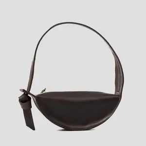 Shoulder Bag - Crescent (Dark Brown)
