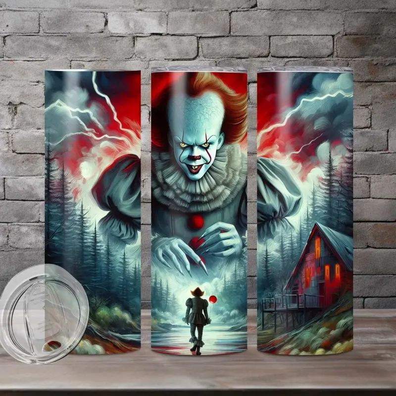 New handmade pennywise 20oz tumbler