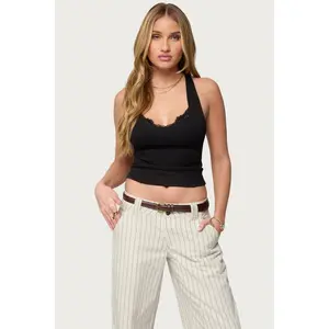 Ranata Lacey Scoop Neck Top