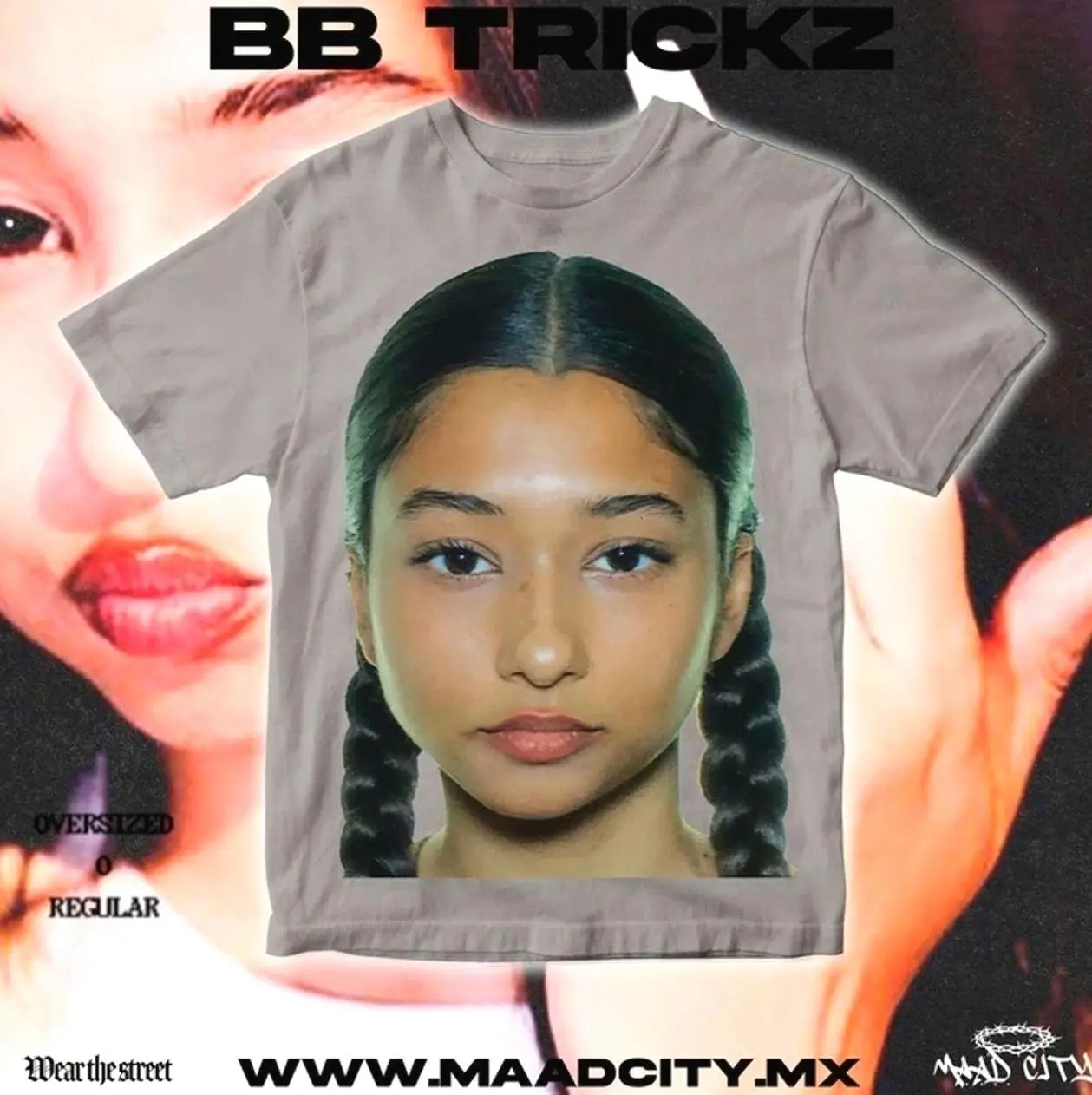 BB Trickz Big Head T-Shirt, BB Trickz Portrait Graphic Tee, Spanish Rap Artist Shirt, Hip Hop Streetwear Tee, Vintage Music Fan Graphic T-Shirt, Unisex N1N A15 S0Q