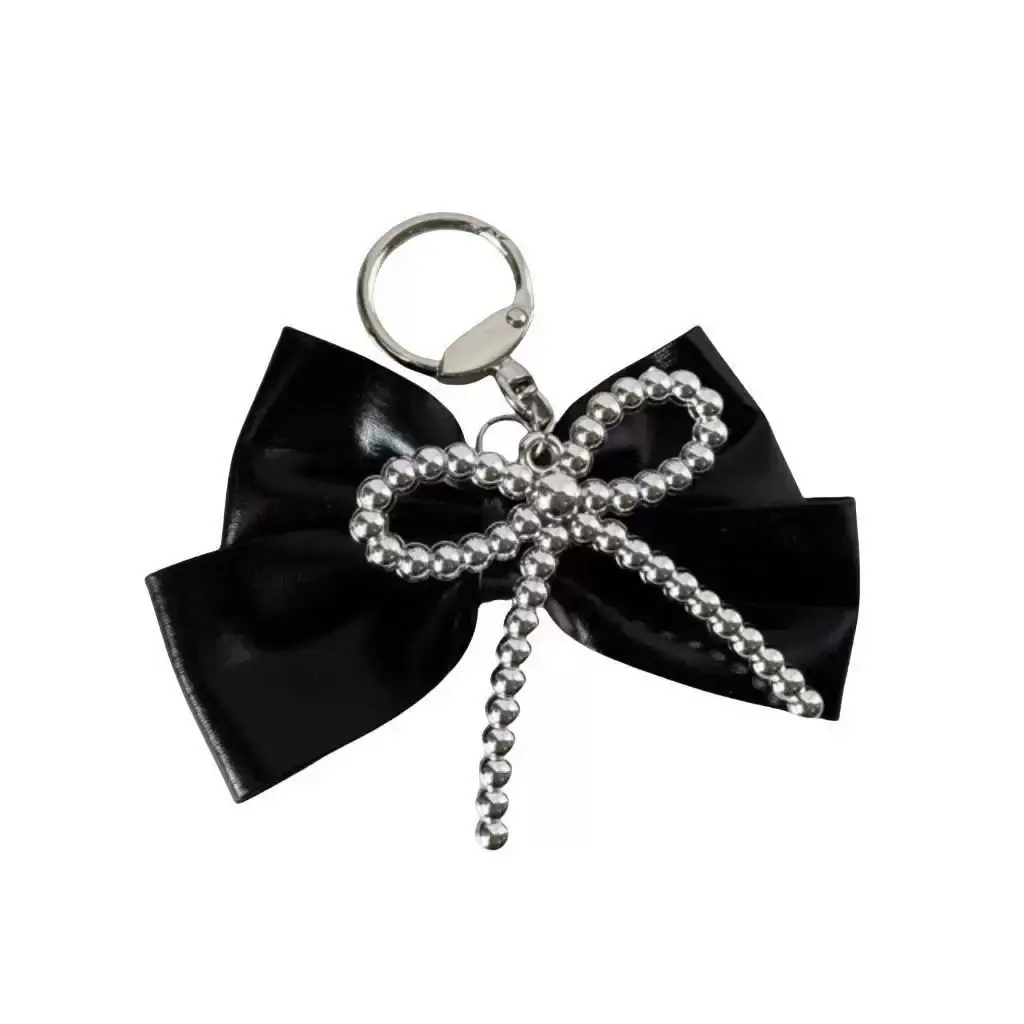 Black-Silver Pearl Bow
