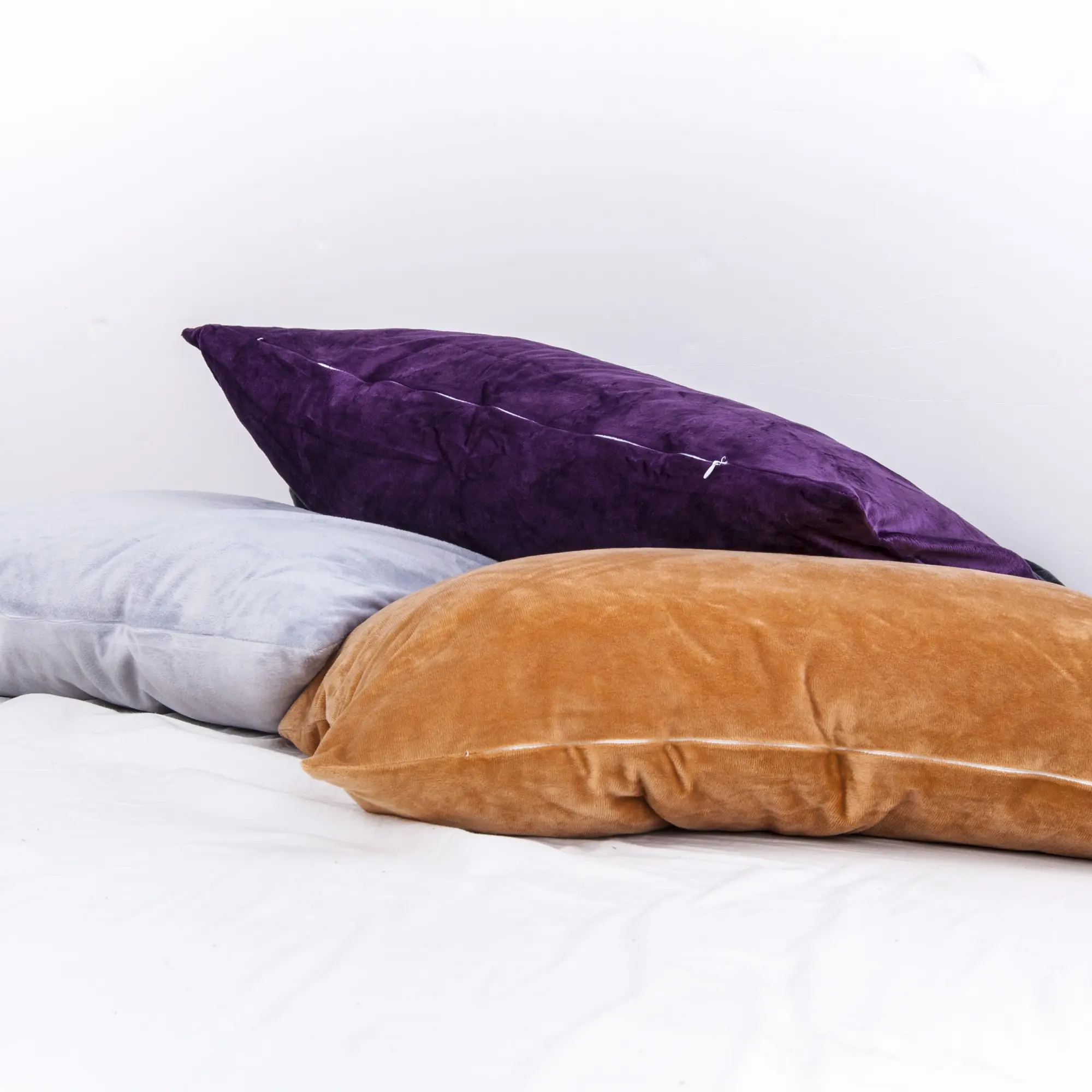 2-Piece Velvet Pillowcases Set - Ultra-Soft, Warm, Breathable, Wrinkle-Resistant, Fade-Resistant, Durable, Hidden Zipper, Ideal for Cozy Sleepers, Fall/Winter Comfort & Bedroom Décor