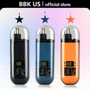 2026 Ear and Nose Hair Trimmer Clipper  Professional Painless Eyebrow & Facial Hair Trimmer for Men Women Battery Operated IPX7 Waterproof Dual Edge Blades Easy Cleansing Daily Care portable nose hair trimmer dual edge blade