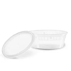 [16 oz. -24 Sets Deli Food Storage Freezer Containers With Leak-proof Lids