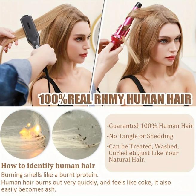 12-28 Inch 100% Remy Human Hair Extensions, Nano Tip Micro Nano Rings Cold Fusion, 50pcs 30g, Thick Smooth No Shedding No Tangle for Women