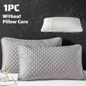 1PC Cotton Pillow Cover Head oil Anti Mite Pillow Case Protector Waterproof Isolation layer Pillow core protection household