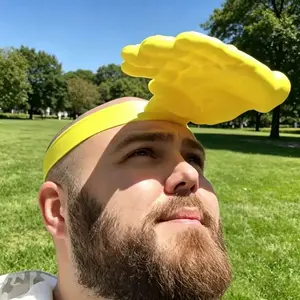 Funny Hand Shape Sun Hat, Summer Outdoor UV Protection Beach Party Accessory, Trendy Bestseller for Hot Weather