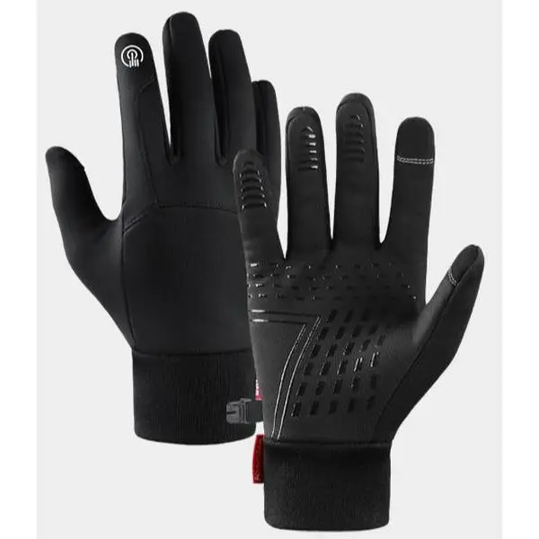 Outdoor sports autumn and winter skiing cycling warm gloves waterproof and velvet men's and women's touch screen windproof wholesale activities