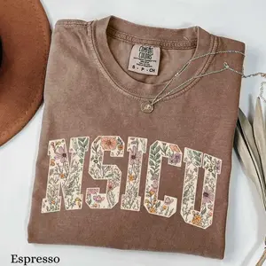 Comfort Colors Floral NSICU Nurse Shirt, NSICU Nurse Tshirt, Neuro Intensive Care Unit Shirt, Neuro Icu, RN Shirt, Cna Nursing Student Gift Cotton Light