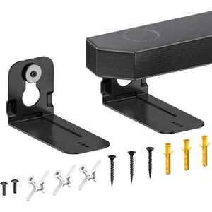 Soundbar Wall Mount for Samsung Soundbar Mounts HW-Q Series - Sound Bar Mount for HW-Q990C HW-Q990D HW-Q900C HW-Q800C HW-Q700C HW-Q600C and for More Samsung Sound bar Mounting Bracket Under TV