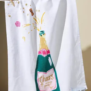 Cheers To Many Years Dish Towel 20% OFF ANTHROPOLOGIE