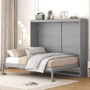 Queen Size Murphy Bed/Wall Bed - Comfortable Design for Home or Office Use
