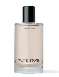 SALT & STONE Saffron & Cedar Unisex Body Mist, 100ml Spicy Woody Fragrance