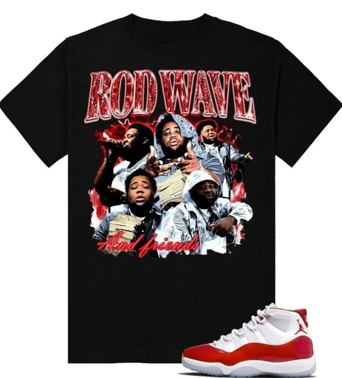 Youth + Adult Rod Wave Bootleg Vintage Graphic Shirt, Rapper T-shirt Music T- Shirt, Gift for Fan, Gift for Him, Gift for Her, Y2k Tops Men Women