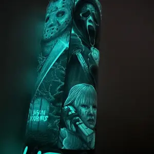 Glow in the dark friends tumbler