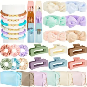 6 set Academic Party Gift Set for Teenage Cosmetic Bag, Hairpins, Hairbands, Hair Bands, Bracelets |   Cute Trendy Items, Ideal for Birthday Gifts for Female Friends and Girlfriends