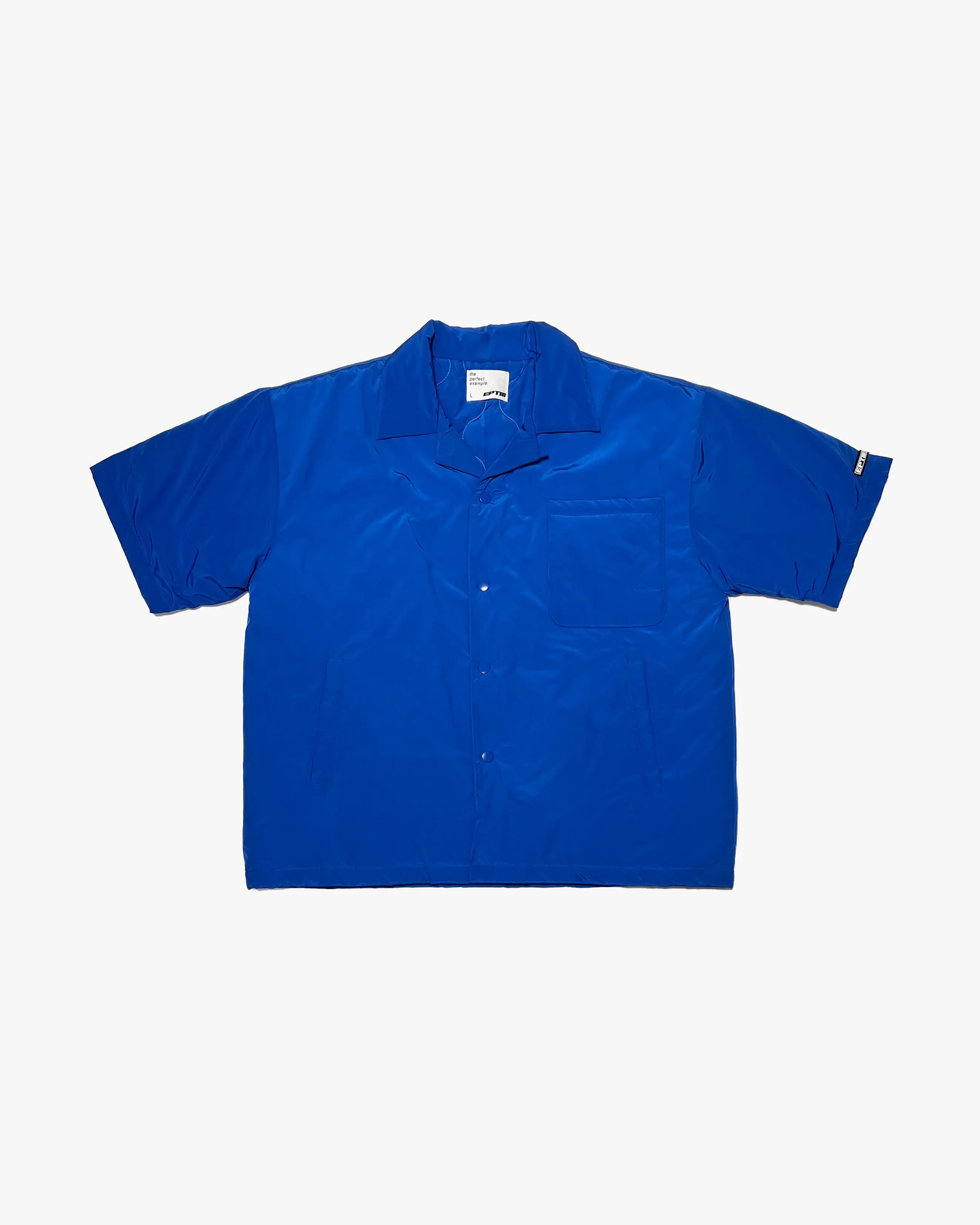 EPTM PUFFER SHIRT-ROYAL BLUE