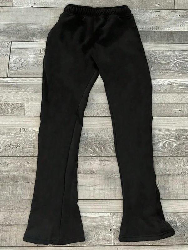 Men's Streetwear Graffiti Hip Hop Trousers with Dove & Virgin Mary Print Loose Fit Straight Wide Leg Unisex Couple Style January Clothing