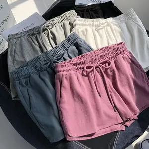Women’s elastic-waist sleep shorts, casual comfortable drawstring-waist sleeping shorts for daily indoor wear, women’s sleepwear, women’s PJ bottoms for all seasons, pyjamas for women, pyjama shorts, lounge shorts