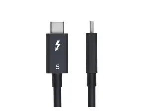 StarTech 3ft (1m) Thunderbolt 5 Cable, 80Gbps/Up to 120Gbps, 240W PD, 8K 60Hz Video, Certified Thunderbolt Cable - Compatible w/Thunderbolt 4/USB4/USB-C - TBLT5MM1M240W