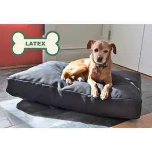 Premium Hemp Dog Bed - Organic Latex Foam Fill