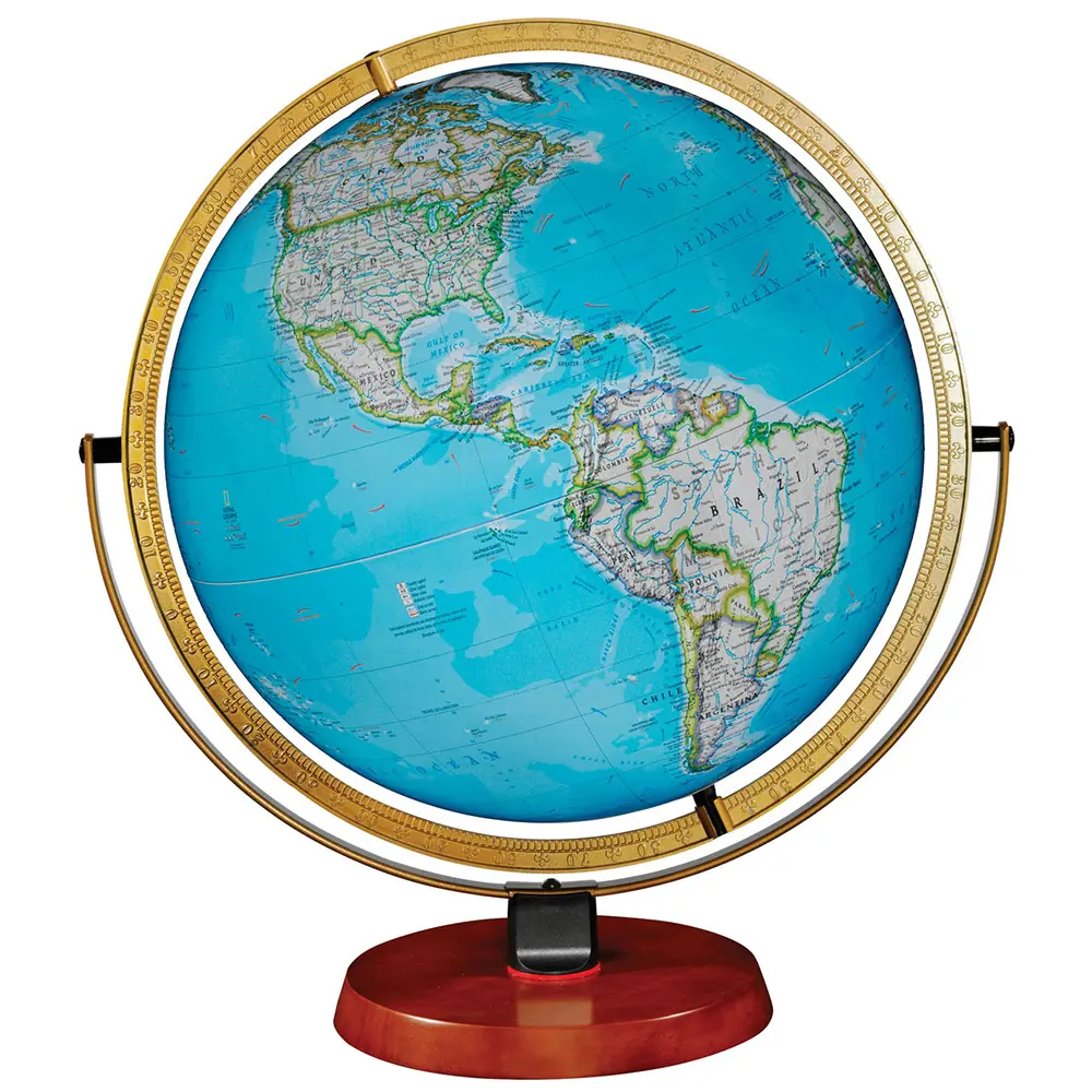 National Geographic Nicollet Illuminated Tabletop World Globe