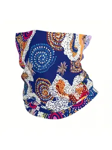 Art Scarf Neckerchief Neck Face Mask Polyester Face Cover