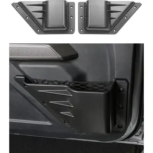 Front Door Storage Pockets Box for 2025 2024 2023 2022 2021 Bronco 2/4 Cup Holder Side Organizer Storage Expansion Interior Accessories 2 count