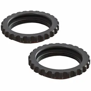 Arrma 6S BLX Aluminum Shock Collar (Black) (2)