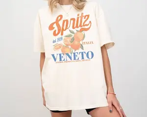 Spritz Comfort Colors Short Sleeve T-Shirt | Italian Cocktail, Aperitivo Shirt  Gift for Her  Vintage, Boho, Italia Oversized Graphic Tee