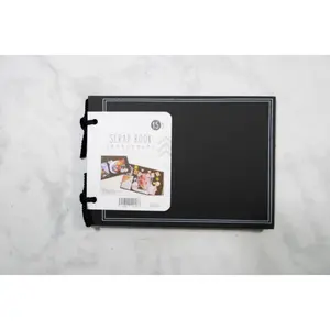 5X7 Black Scrapbook Journal