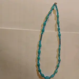 Handmade Boho Blue Beaded Necklace - Fashion Accessory