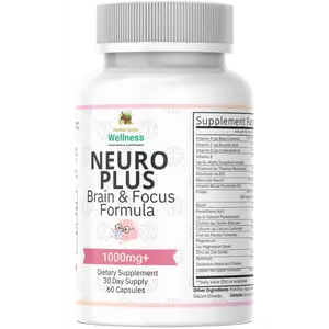 Herbal Spirit Wellness Neuro Plus Brain & Focus Formula Capsules