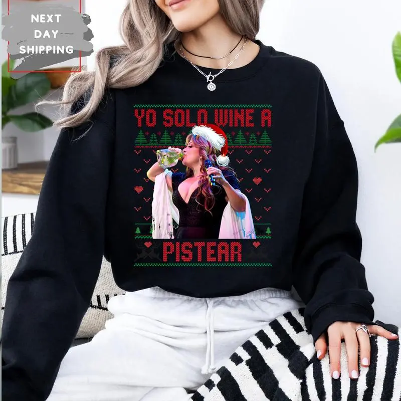 Jenni Rivera Yo Solo WIne a Pistear Vintage Shirt, Sweatshirt Gift For Him, Gift For Her,  Fashion Cotton, Full Colors, Full Sizes, For Men, For Women