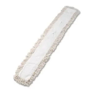 212 MAIN Industrial Dust Mop Head (Boardwalk BWK1360) - 60x5 in, 60Wx5D Cut End Hygrade Cotton-Synthetic Quick-Dry White Mop Head for Home Care Supplies