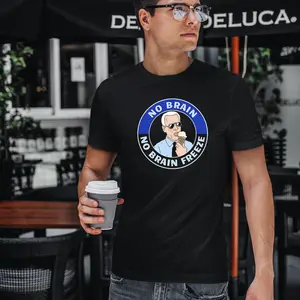 No Brain No Brain Freeze Unisex Heavy Cotton T-Shirts