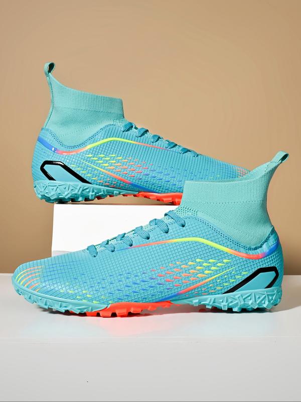 Professional Soccer Shoes for Men & Women, Anti-Slip Wear-Resistant Indoor Outdoor Training Competition Footwear, Long Studs Ag TF Design, Football Field Boots