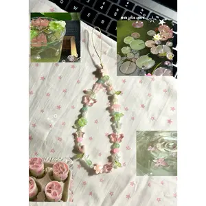 [NEW] Handmade Beaded Charm Keychain – Cute Phone Charm, Bag Charm, Water Bottle Charm, Camera Accessory Gift